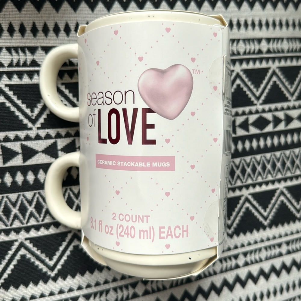 mugs ceramic stackable morning person - Picture 2 of 4